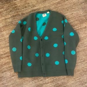 Levis Oversized Polka Dot Cardigan